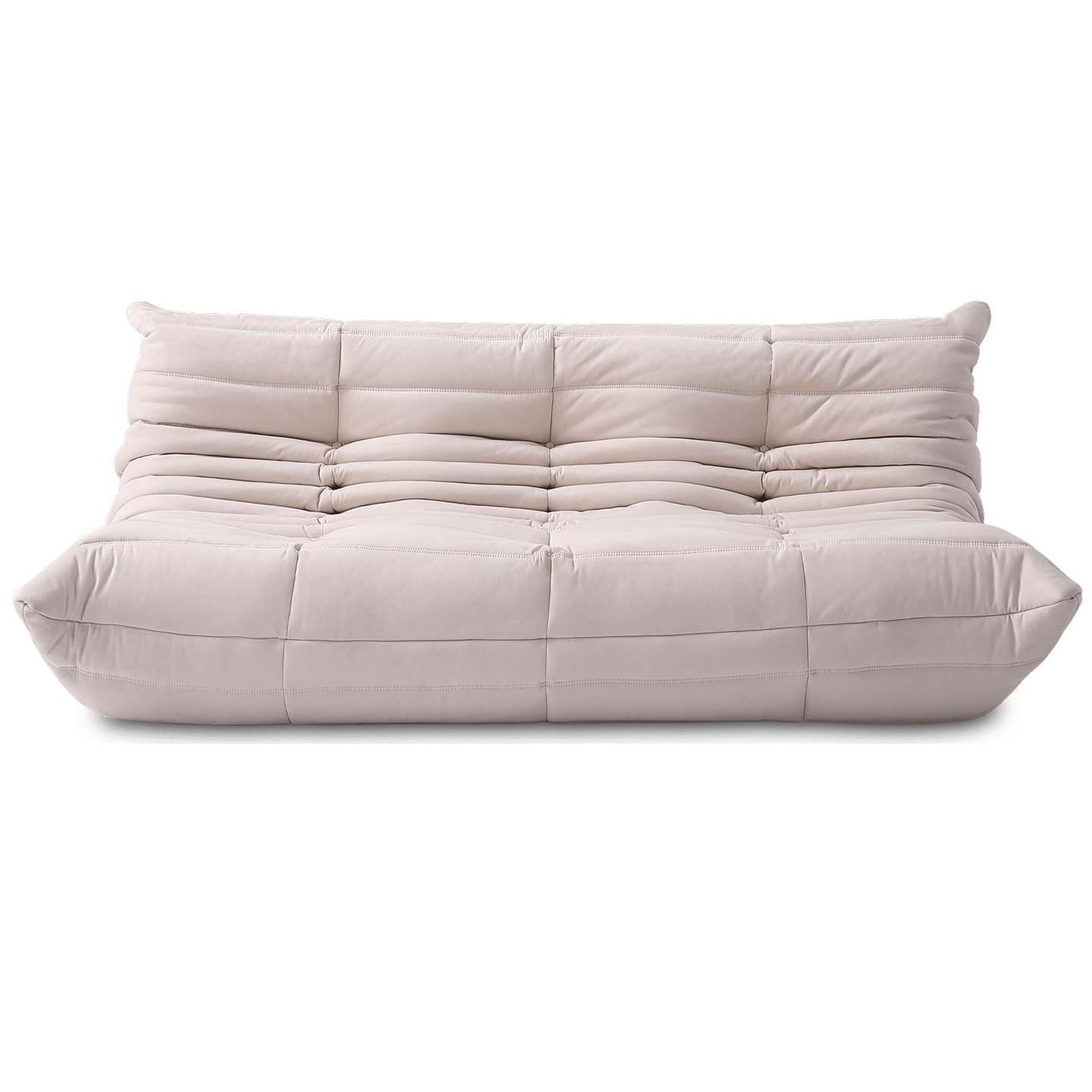 Soffa Cream Alcantara 3-sits