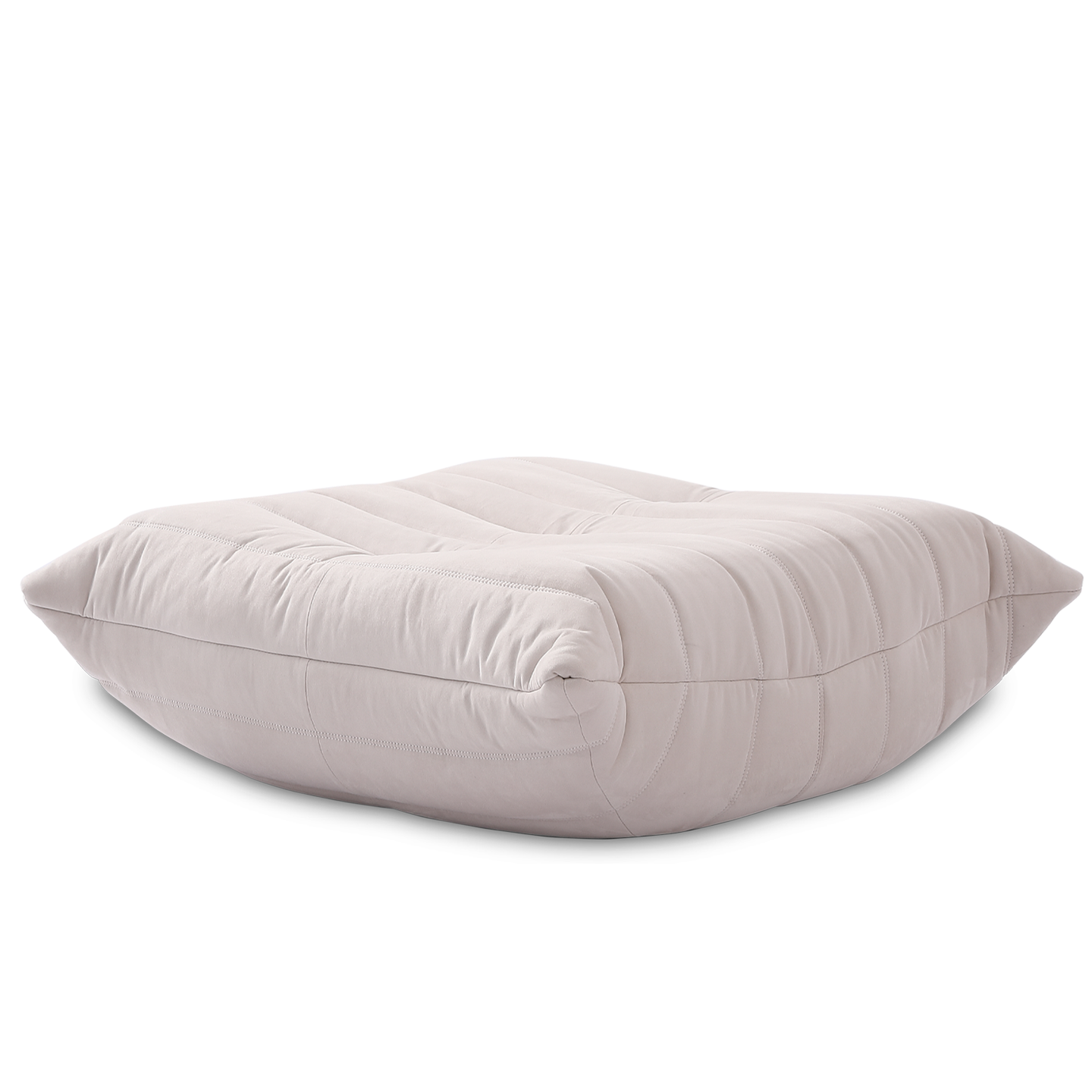 Soffa Cream Sammet Footstool