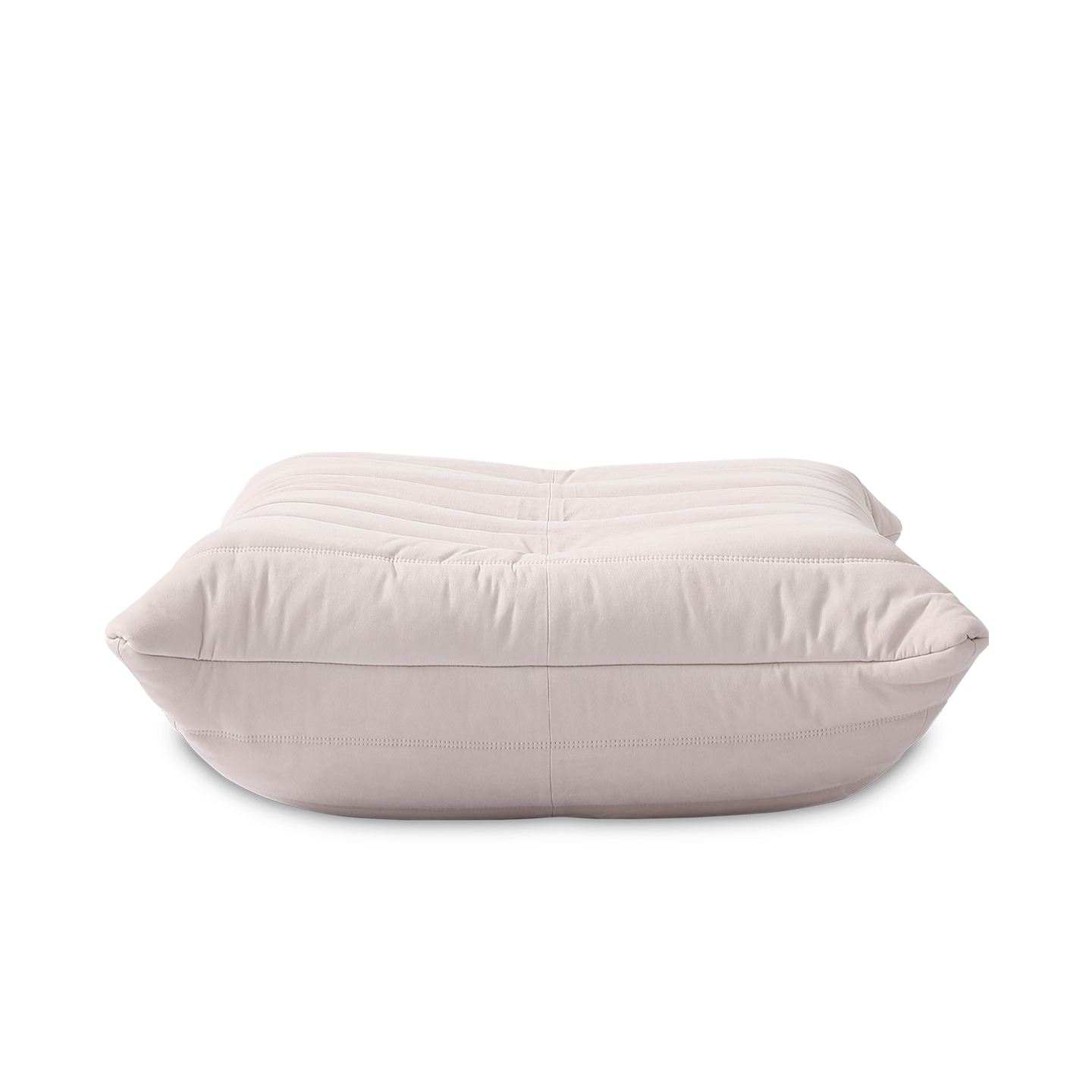 Soffa Cream Sammet Footstool