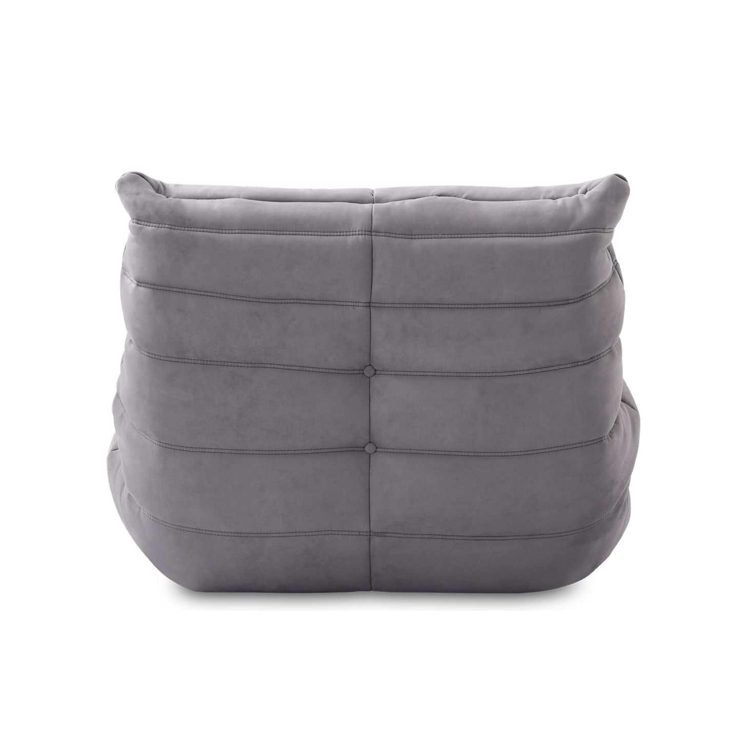 Soffa Grå Alcantara 1-sits