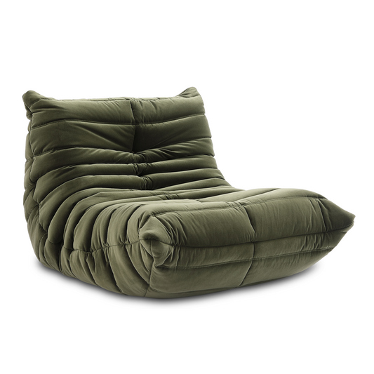 Soffa Olive Sammet 1-sits