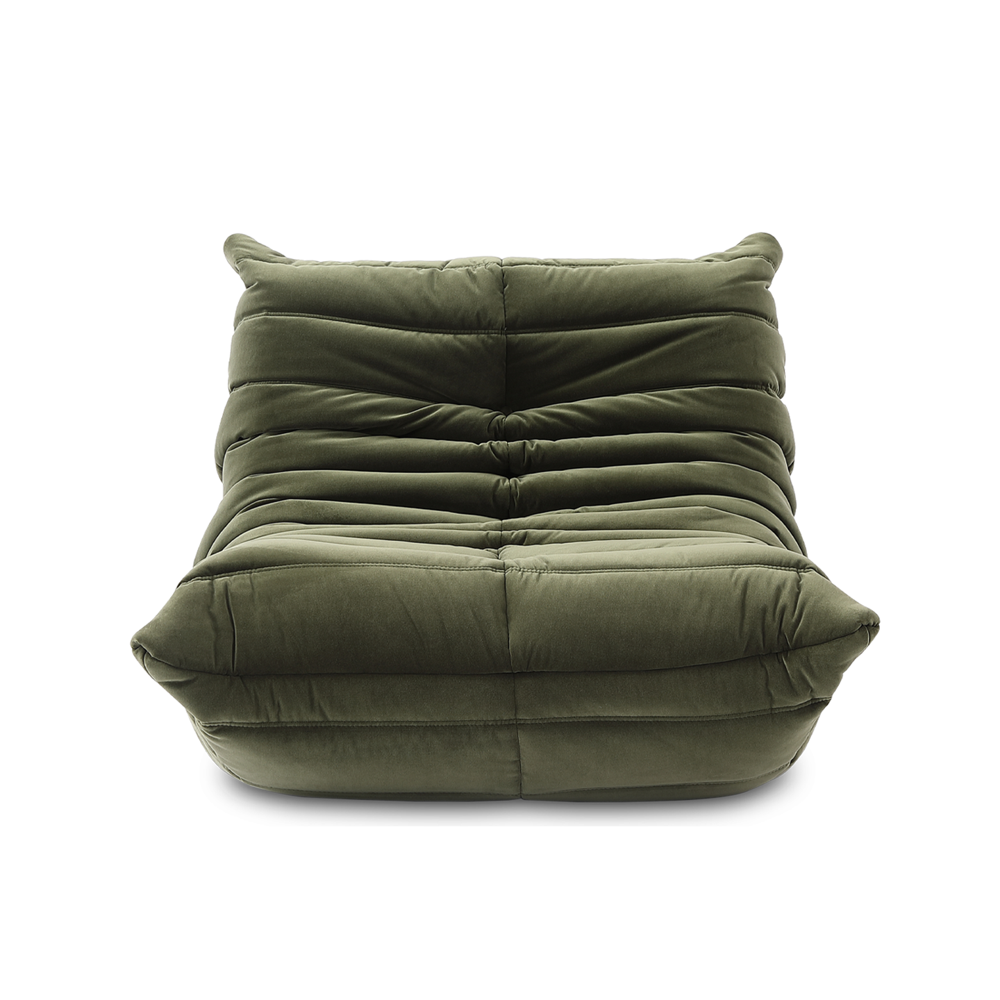 Soffa Olive Sammet 1-sits