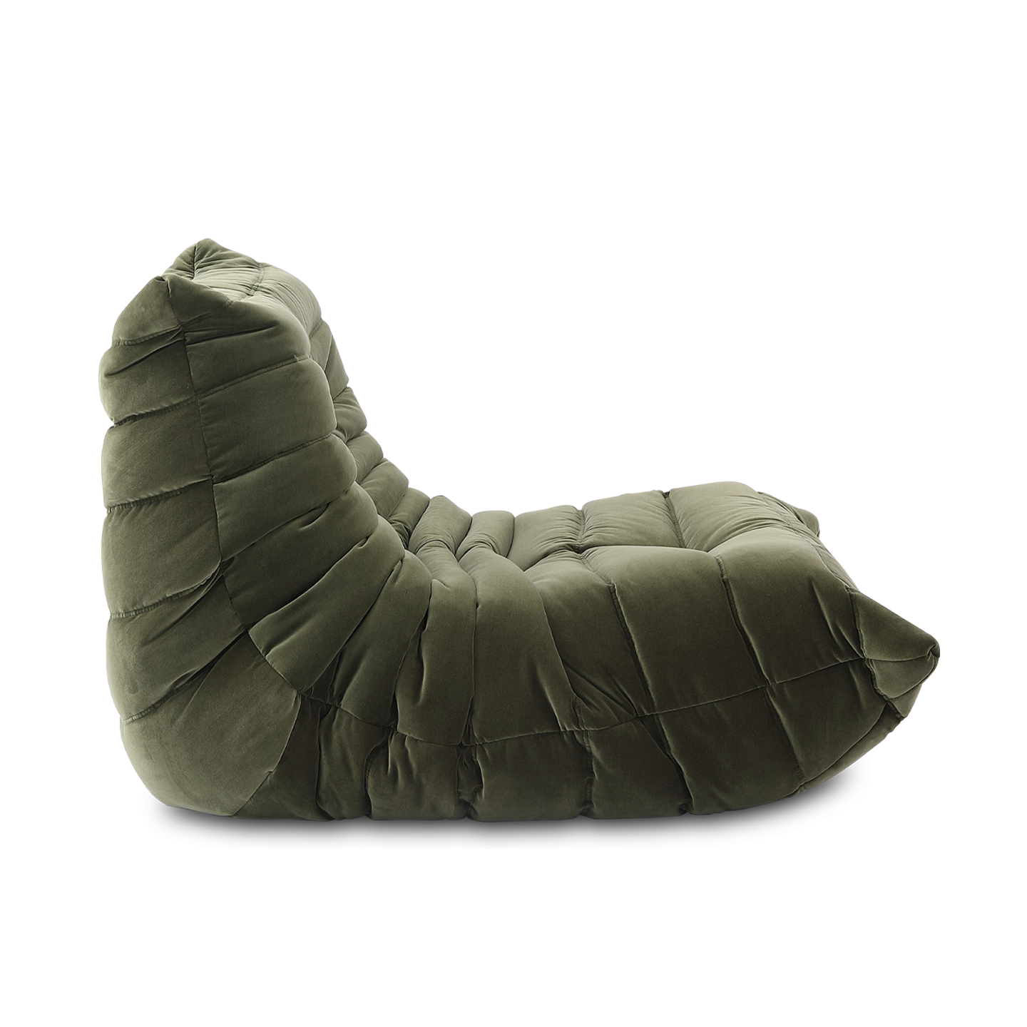 Soffa Olive Sammet 1-sits