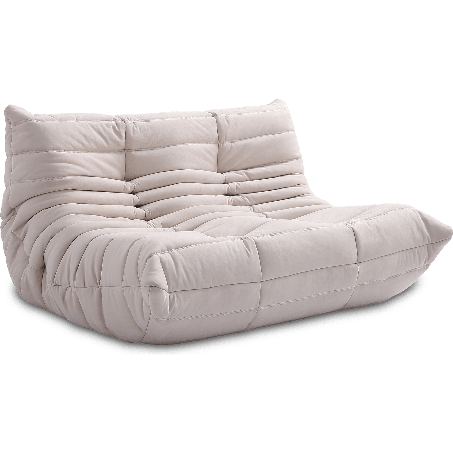 Soffa Cream Alcantara 2-sits