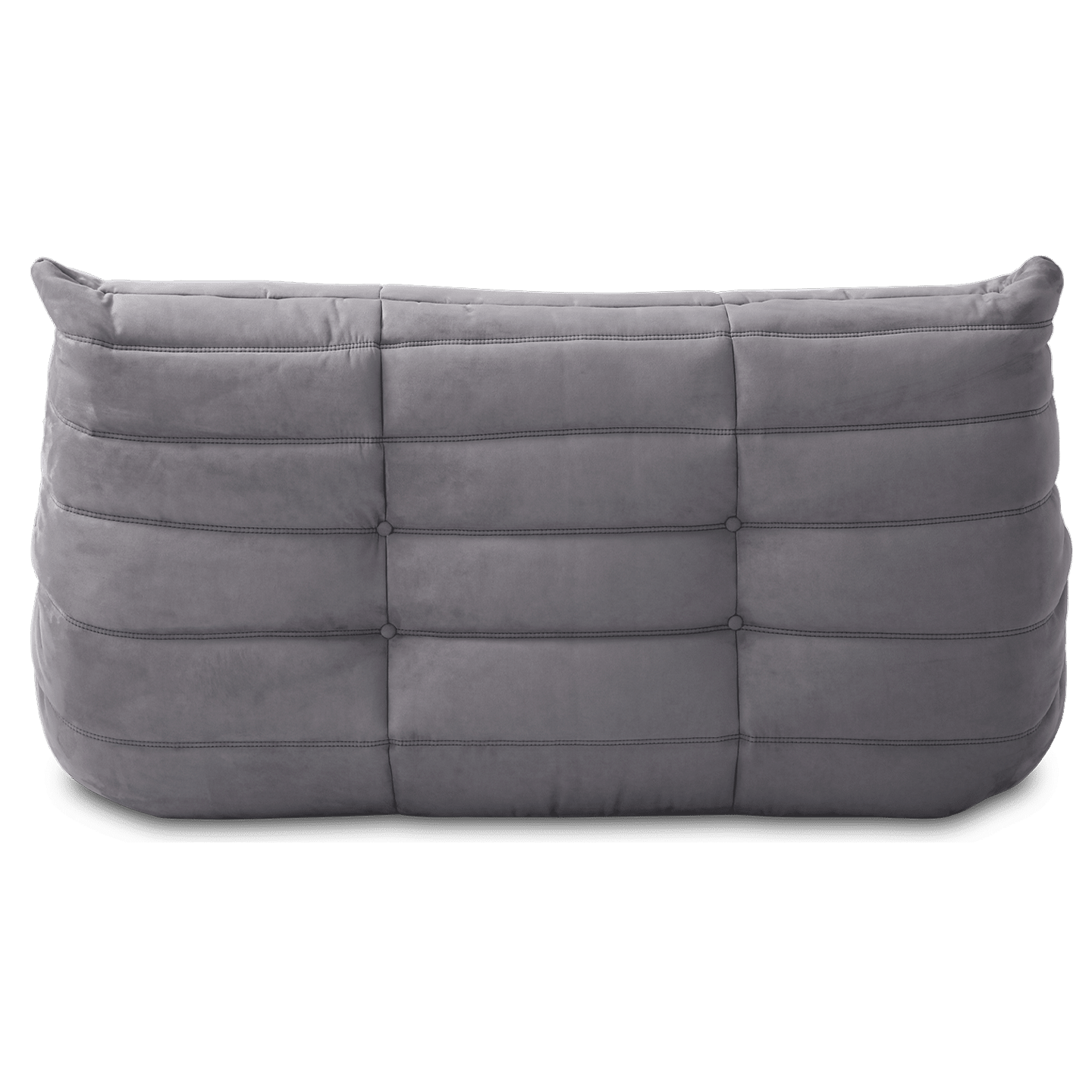 Soffa Grå Alcantara 2-sits