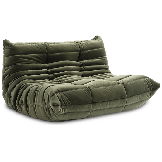 Soffa Olive Sammet 2-sits