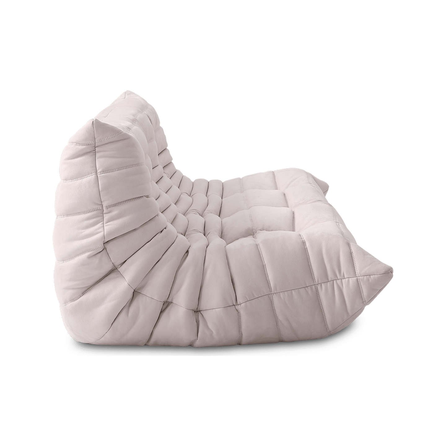 Soffa Cream Alcantara 3-sits