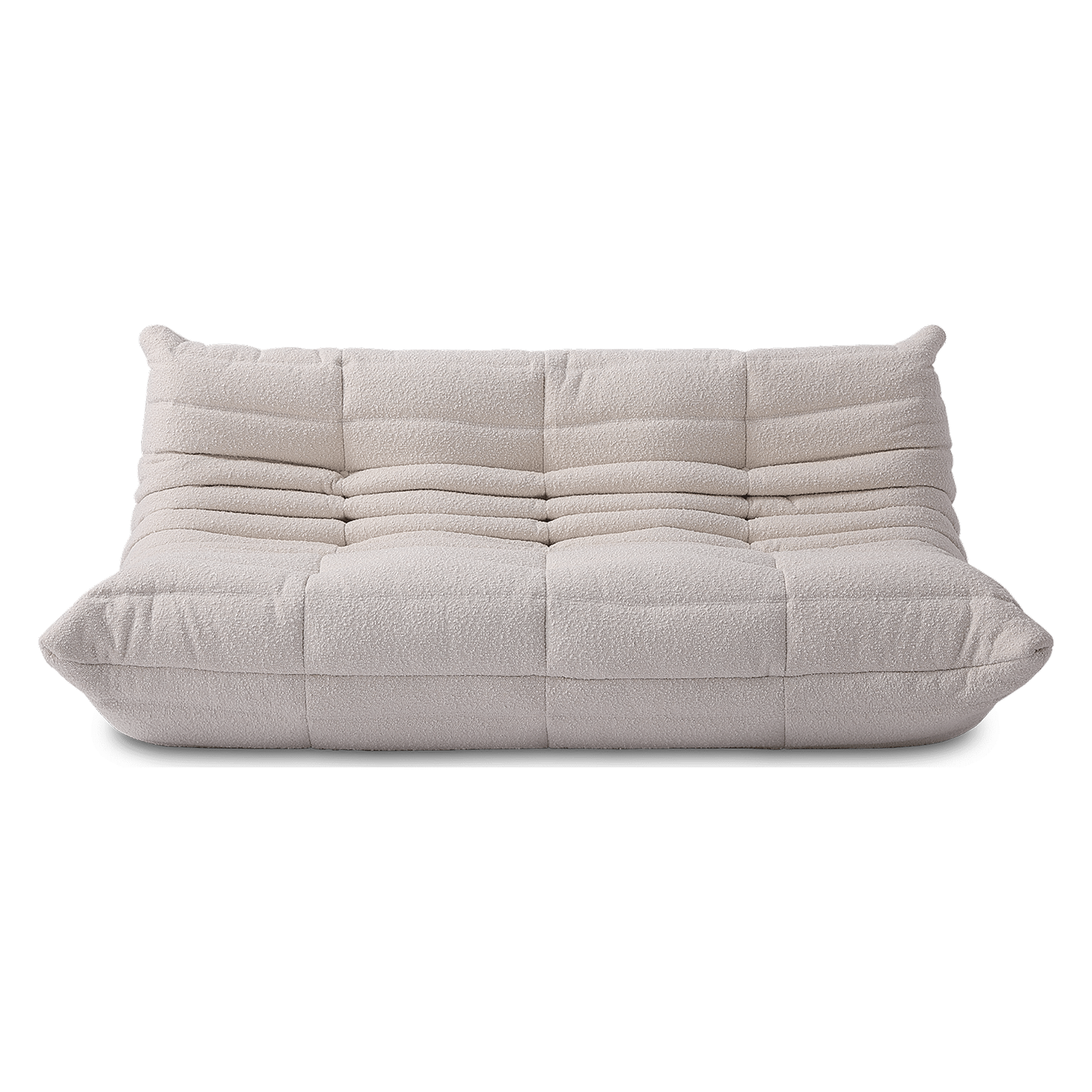 Soffa Cream Teddy 3-sits